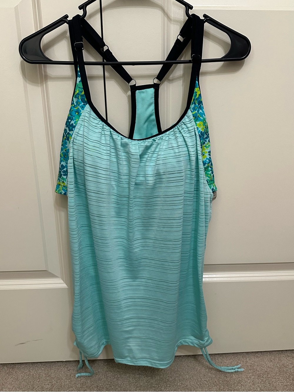 Light Blue Women’s Swim Tankini Top - Unbranded
